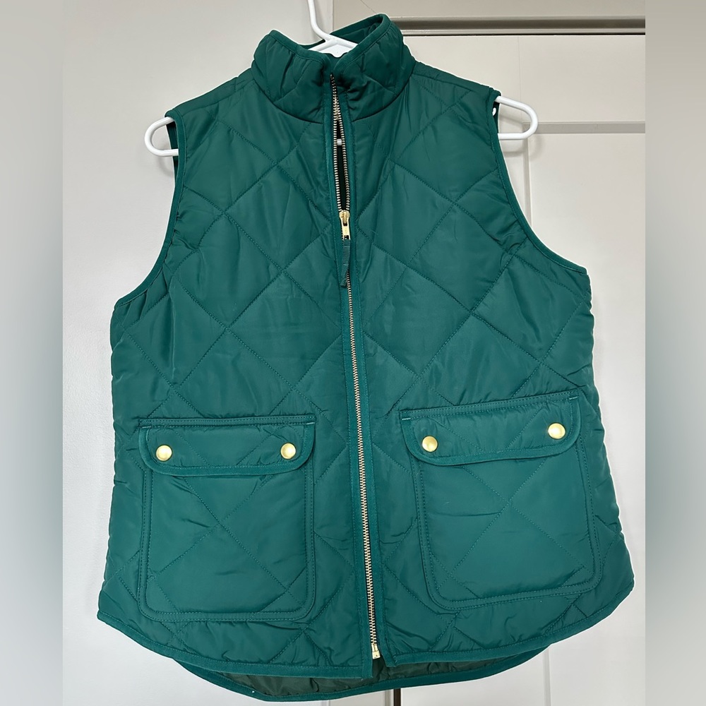 Women’s J. Crew Green Vest